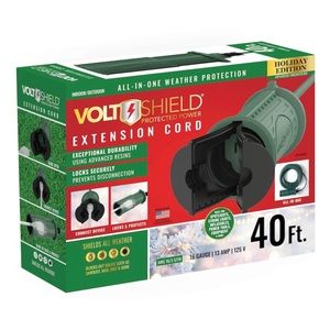 Volt Shield All Weather Protected Power cord 40 feet  Durable Shield Enclosure